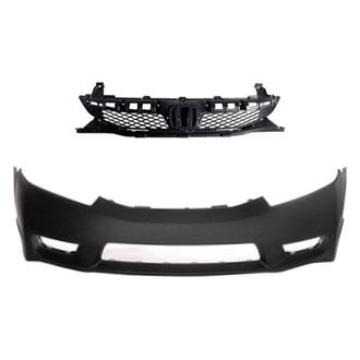 Replace® - 2-Piece (Front Bumper Cover, Grille) (Platinum Plus)