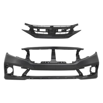Replace® - 2-Piece (Front Bumper Cover, Grille) (Standard Line)