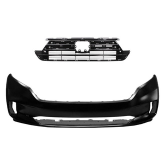 Replace® - 2-Piece (Front Bumper Cover, Grille) (Standard Line)