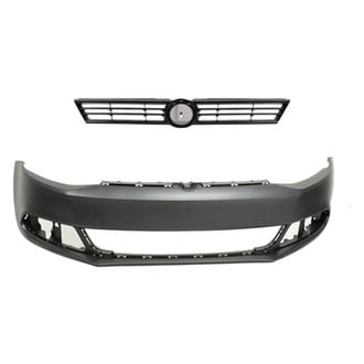 Replace® - 2-Piece (Front Bumper Cover, Grille) (Platinum Plus)
