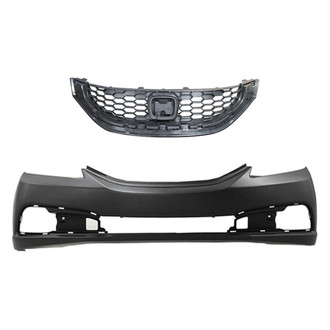 Replace® - 2-Piece (Front Bumper Cover, Grille) (Platinum Plus)