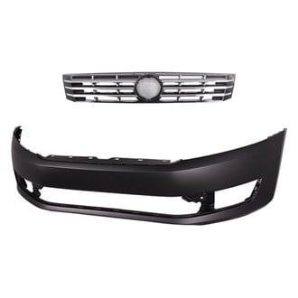 Replace® - 2-Piece (Front Bumper Cover, Grille) (Standard Line)