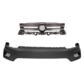Replace® - 2-Piece (Front Bumper Cover, Grille) (Standard Line)