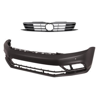 Replace® - 2-Piece (Front Bumper Cover, Grille) (Standard Line)