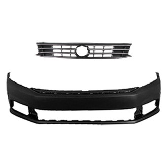 Replace® - 2-Piece (Front Bumper Cover, Grille) (Standard Line)