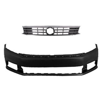 Replace® - 2-Piece (Front Bumper Cover, Grille) (Standard Line)