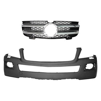 Replace® - 2-Piece (Front Bumper Cover, Grille) (Standard Line)