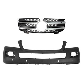 Replace® - 2-Piece (Front Bumper Cover, Grille) (Standard Line)