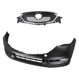Replace® - 2-Piece (Front Bumper Cover, Grille) (CAPA Certified)
