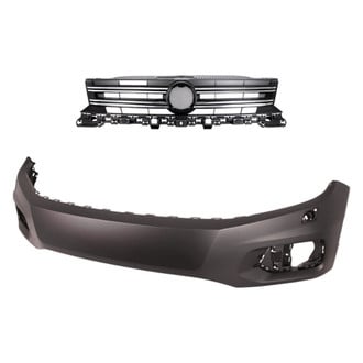 Replace® - 2-Piece (Front Bumper Cover, Grille) (Platinum Plus)