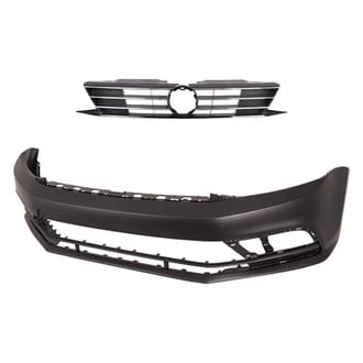 Replace® - 2-Piece (Front Bumper Cover, Grille) (Platinum Plus)