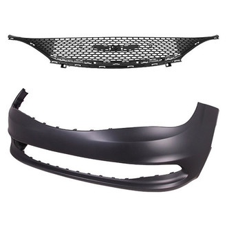 Replace® - 2-Piece (Front Bumper Cover, Grille) (Platinum Plus)