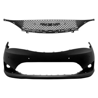 Replace® - 2-Piece (Front Bumper Cover, Grille) (Platinum Plus)