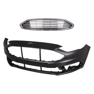Replace® - 2-Piece (Front Bumper Cover, Grille) (Platinum Plus)