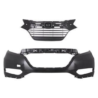 Replace® - 2-Piece (Front Bumper Cover, Grille) (Platinum Plus)