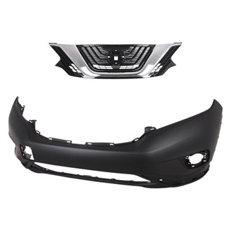 Replace® - 2-Piece (Front Bumper Cover, Grille) (Platinum Plus)