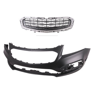 Replace® - 2-Piece (Front Bumper Cover, Grille) (Platinum Plus)