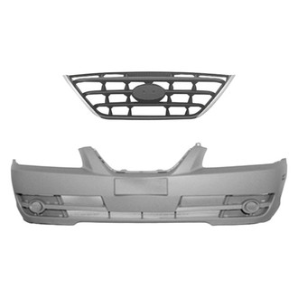 Replace® - 2-Piece (Front Bumper Cover, Grille) (Standard Line)