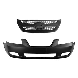 Replace® - 2-Piece (Front Bumper Cover, Grille) (Standard Line)