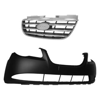 Replace® - 2-Piece (Front Bumper Cover, Grille)