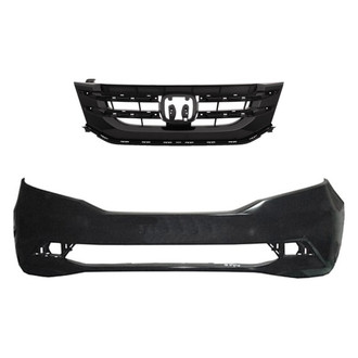 Replace® - 2-Piece (Front Bumper Cover, Grille) (Platinum Plus)