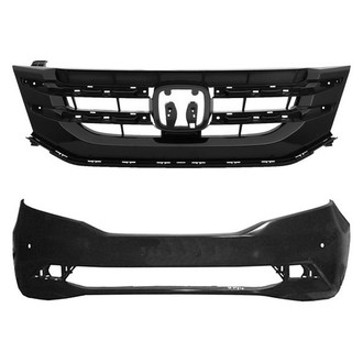 Replace® - 2-Piece (Front Bumper Cover, Grille) (Platinum Plus)
