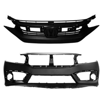 Replace® - 2-Piece (Front Bumper Cover, Grille) (Platinum Plus)