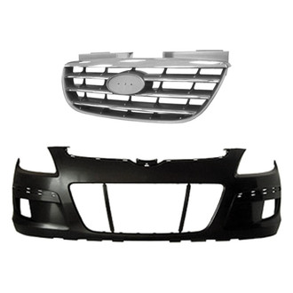 Replace® - 2-Piece (Front Bumper Cover, Grille) (Brand New OE)