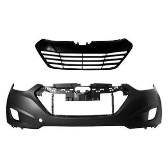 Replace® - 2-Piece (Front Bumper Cover, Grille)