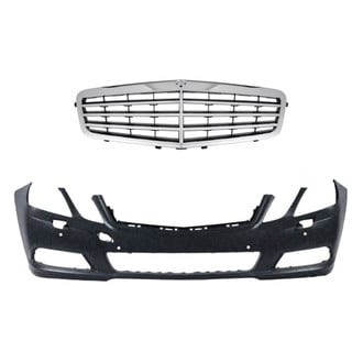 Replace® - 2-Piece (Front Bumper Cover, Grille) (Standard Line)