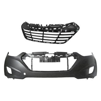 Replace® - 2-Piece (Front Bumper Cover, Grille) (Brand New OE)