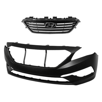 Replace® - 2-Piece (Front Bumper Cover, Grille)