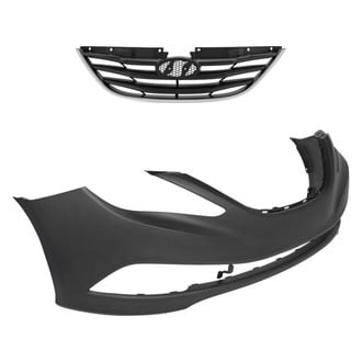 Replace® - 2-Piece (Front Bumper Cover, Grille) (Standard Line)