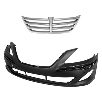 Replace® - 2-Piece (Front Bumper Cover, Grille) (Standard Line)