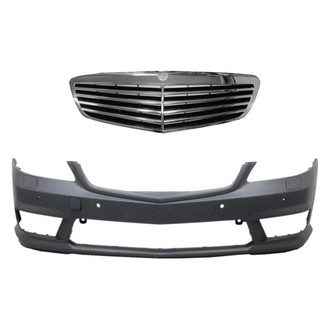 Replace® - 2-Piece (Front Bumper Cover, Grille) (Standard Line)
