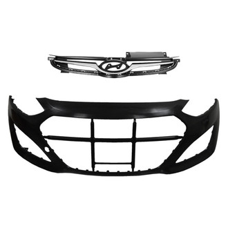 Replace® - 2-Piece (Front Bumper Cover, Grille) (Brand New OE)