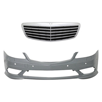 Replace® - 2-Piece (Front Bumper Cover, Grille) (Standard Line)