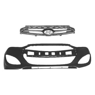 Replace® - 2-Piece (Front Bumper Cover, Grille) (Brand New OE)