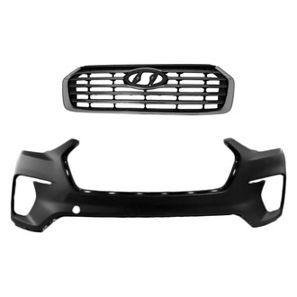 Replace® - 2-Piece (Front Bumper Cover, Grille)