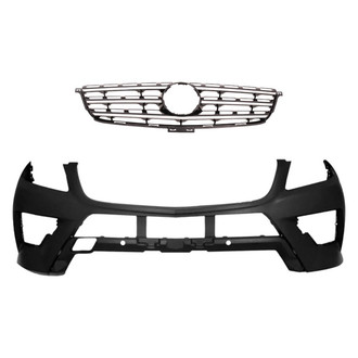 Replace® - 2-Piece (Front Bumper Cover, Grille) (Standard Line)