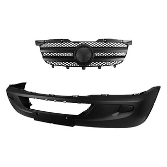 Replace® BNDL-234009 - 2-Piece (Front Bumper Cover, Grille) (Standard Line)