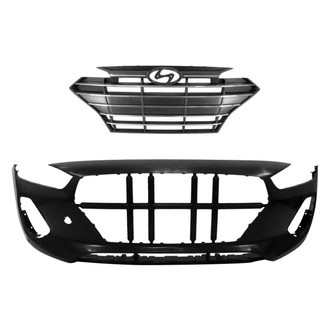 Replace® - 2-Piece (Front Bumper Cover, Grille) (Brand New OE)