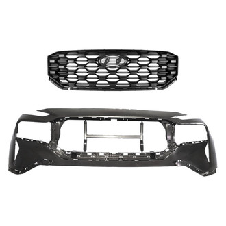 Replace® - 2-Piece (Front Bumper Cover, Grille) (Standard Line)