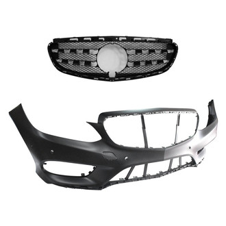 Replace® - 2-Piece (Front Bumper Cover, Grille) (Standard Line)