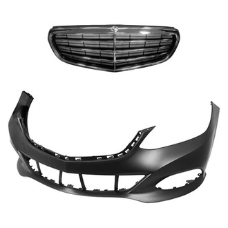 Replace® - 2-Piece (Front Bumper Cover, Grille) (Standard Line)