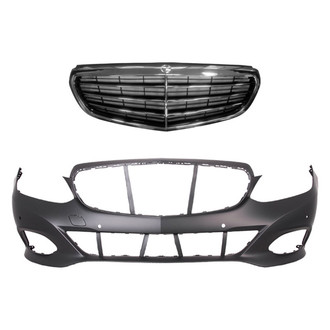 Replace® - 2-Piece (Front Bumper Cover, Grille) (Standard Line)