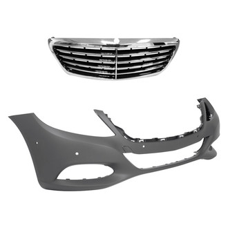 Replace® - 2-Piece (Front Bumper Cover, Grille) (Standard Line)