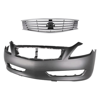 Replace® - 2-Piece (Front Bumper Cover, Grille)
