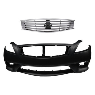 Replace® - 2-Piece (Front Bumper Cover, Grille) (Standard Line)