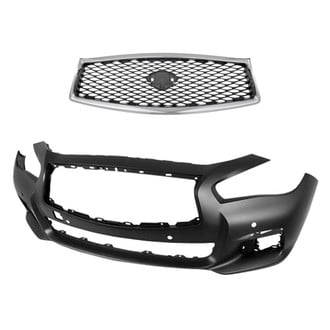 Replace® - 2-Piece (Front Bumper Cover, Grille) (Standard Line)